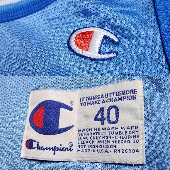 North Carolina Tar Heels vtg throwback 1956 team tribute NCAA basketball jersey - Picture 3 of 8